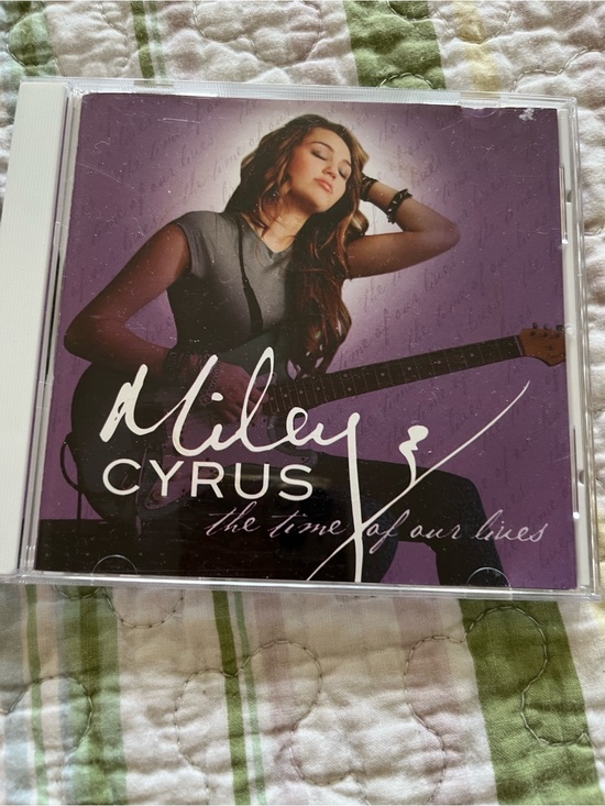 Miley Cyrus & Max Azria Other - Miley Cyrus & Max Azria Purple CD Back Cover